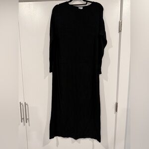 Dress Blank black long sleeve dress
